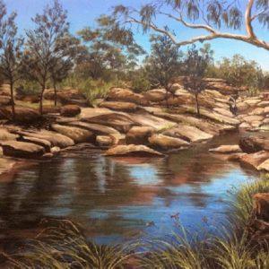 Gundabooka Creek_Original Jenny Greentree Art