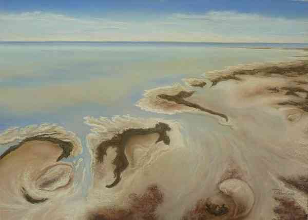Lake Eyre Rocks_ Original Jenny Greentree Art
