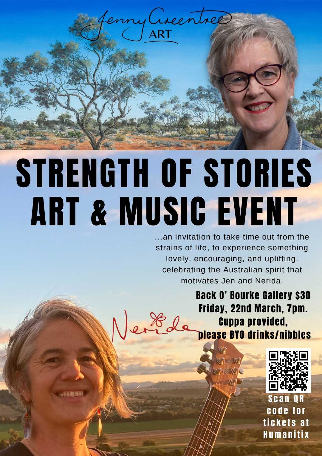 Bourke STRENGTH OF STORIES ART & MUSIC (Flyer (A4)_240207_112940