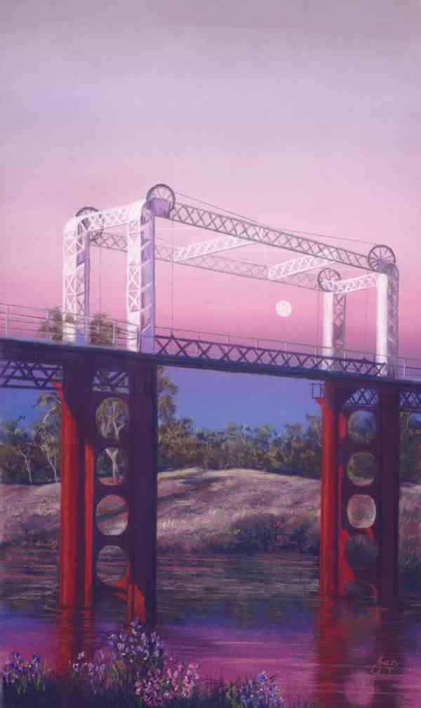 Bourke: A Vision Splendid-Violet Panel_Jenny Greentree Art