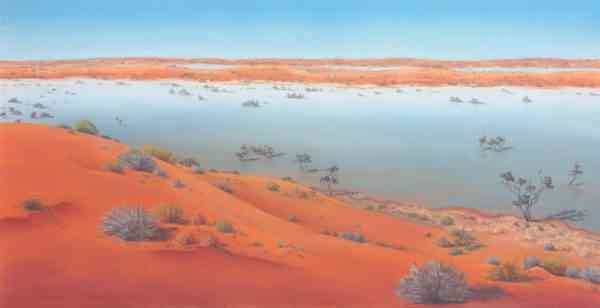 Water Between the Dunes_Jenny Greentree Art