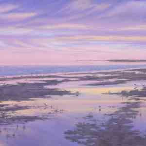 Lake Eyre Sunset_Jenny Greentree Art