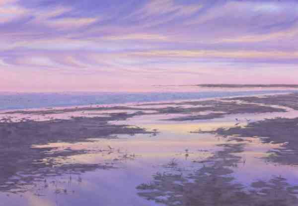 Lake Eyre Sunset_Jenny Greentree Art