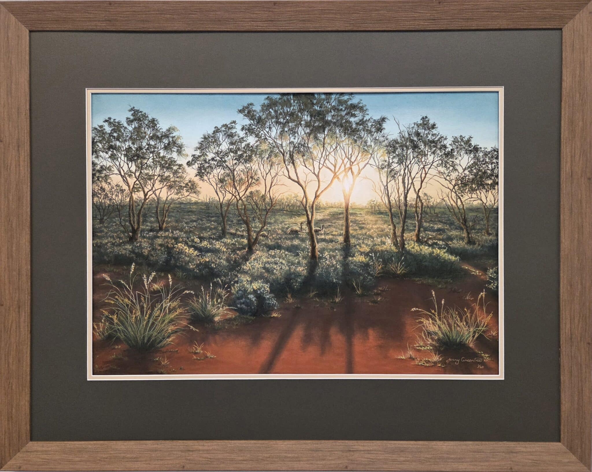 early morning stroll framed.jpg