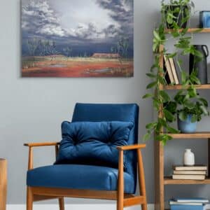 Australian Landscape Art - Mount Oxley Storm - Gallery Acrylic