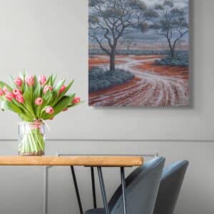 Australian Landscape Art - Outback Drenching - Gallery Acrylic